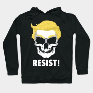 AntiTrump Resist Skull Hoodie